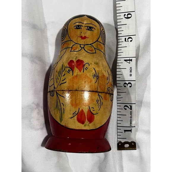 Other - Vintage Russian Nesting Dolls‎ Made In USSR Hand Painted Total Of 5